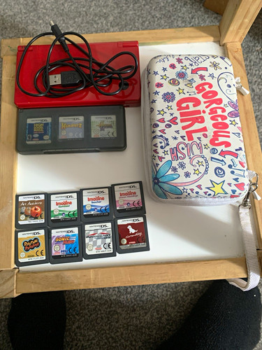 Nintendo dsi red pal console - red,